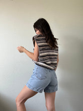 Load image into Gallery viewer, Vintage Stripe Knit Sweater Vest
