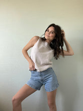 Load image into Gallery viewer, Vintage Knit Sleeveless Blouse