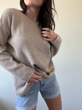 Load image into Gallery viewer, Vintage Neutral Pebble Sweater