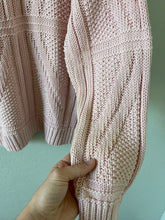 Load image into Gallery viewer, Vintage Pink Knit Sweater