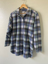 Load image into Gallery viewer, Vintage Plaid Textured Blouse