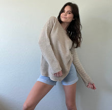 Load image into Gallery viewer, Vintage Neutral Pebble Sweater