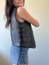 Load image into Gallery viewer, Vintage Leather Harley Davidson Vest