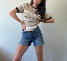 Load image into Gallery viewer, Vintage Striped Knit Blouse