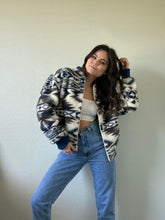 Load image into Gallery viewer, Vintage Faux Fur Aztec Coat