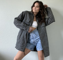Load image into Gallery viewer, Vintage Insulated Flannel Shacket