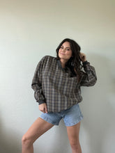 Load image into Gallery viewer, Vintage Plaid Pullover Jacket