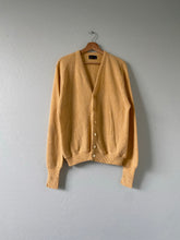 Load image into Gallery viewer, Vintage Yellow Cardigan Sweater