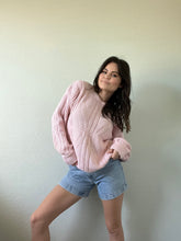 Load image into Gallery viewer, Vintage Pink Knit Sweater