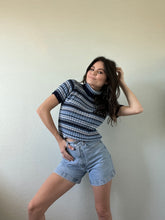 Load image into Gallery viewer, Vintage Striped Sweater Blouse
