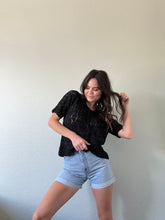 Load image into Gallery viewer, Vintage Crochet Blouse