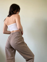 Load image into Gallery viewer, Vintage Tan Pleated Trousers