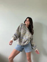 Load image into Gallery viewer, Vintage Multicolored Textured Sweater