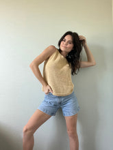 Load image into Gallery viewer, Vintage Yellow Knit Blouse