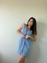 Load image into Gallery viewer, Vintage Denim Mini Dress