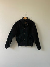 Load image into Gallery viewer, Vintage Black Leather Coat