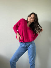 Load image into Gallery viewer, Vintage Pink Knit Sweater