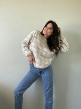 Load image into Gallery viewer, Vintage Plaid Golf Sweater