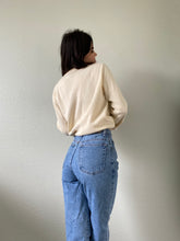 Load image into Gallery viewer, Vintage Cream Vneck Sweater