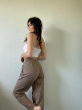 Load image into Gallery viewer, Vintage Tan Pleated Trousers