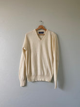 Load image into Gallery viewer, Vintage Cream Vneck Sweater