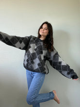 Load image into Gallery viewer, Vintage Grey Patterned Sweater
