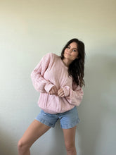 Load image into Gallery viewer, Vintage Pink Knit Sweater