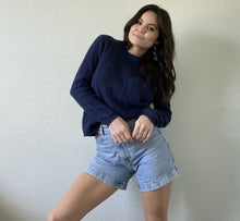 Load image into Gallery viewer, Vintage Navy Sweater