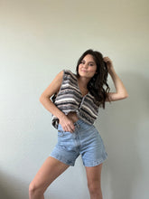 Load image into Gallery viewer, Vintage Stripe Knit Sweater Vest