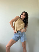 Load image into Gallery viewer, Vintage Yellow Knit Blouse