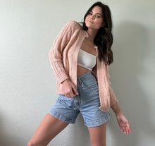 Load image into Gallery viewer, Vintage Pink Cardigan Sweater