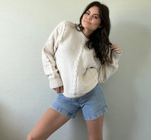 Load image into Gallery viewer, Vintage Cream Knit Sweater