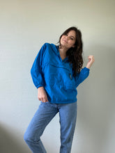 Load image into Gallery viewer, Vintage Blue LLBean Windbreaker