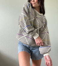 Load image into Gallery viewer, Vintage Multicolored Textured Sweater