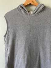 Load image into Gallery viewer, Vintage Grey Sleeveless Hoodie