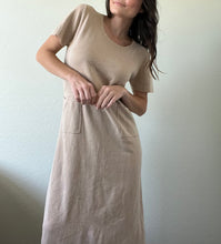 Load image into Gallery viewer, Vintage Linen Blend Maxi Dress