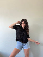 Load image into Gallery viewer, Vintage Crochet Blouse