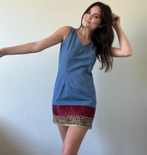 Load image into Gallery viewer, Vintage Denim Mini Dress