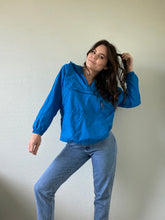 Load image into Gallery viewer, Vintage Blue LLBean Windbreaker