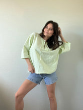 Load image into Gallery viewer, Vintage Green Blouse