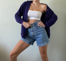 Load image into Gallery viewer, Vintage Velour Ribbed Cardigan