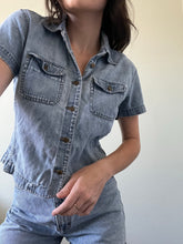 Load image into Gallery viewer, Vintage Denim Blouse