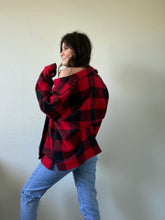 Load image into Gallery viewer, Vintage Checkered Fleece Shacket