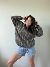 Load image into Gallery viewer, Vintage Plaid Pullover Jacket