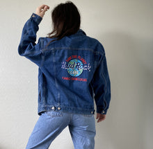 Load image into Gallery viewer, Vintage Hard Rock Cafe Denim Jacket