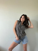 Load image into Gallery viewer, Vintage Gingham Vest