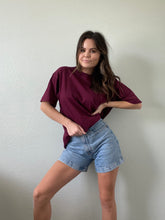 Load image into Gallery viewer, Vintage Maroon Tee