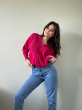 Load image into Gallery viewer, Vintage Pink Knit Sweater