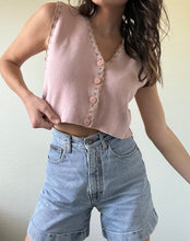 Load image into Gallery viewer, Vintage Cropped Knit Blouse