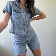 Load image into Gallery viewer, Vintage Denim Blouse